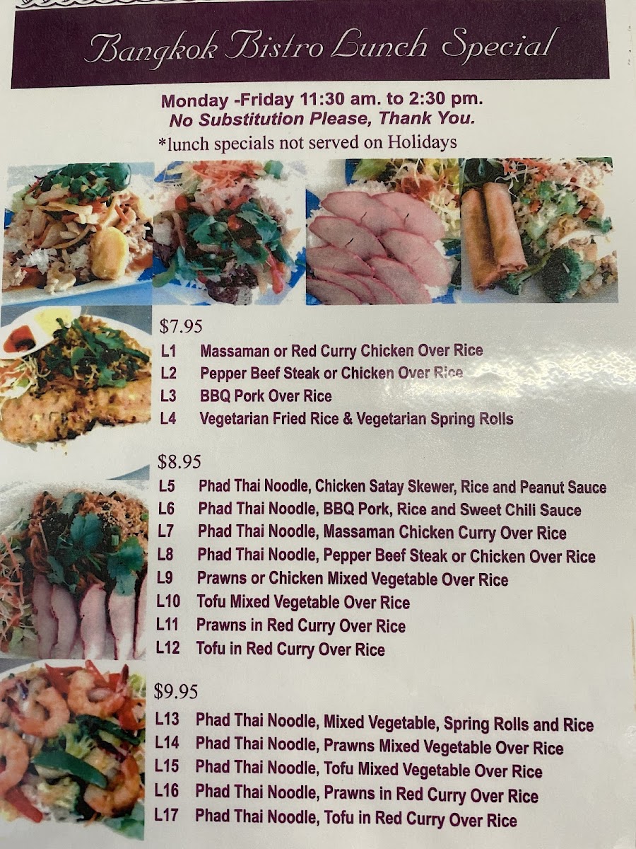 Bangkok Bistro Fine Thai Cuisine Menu-1